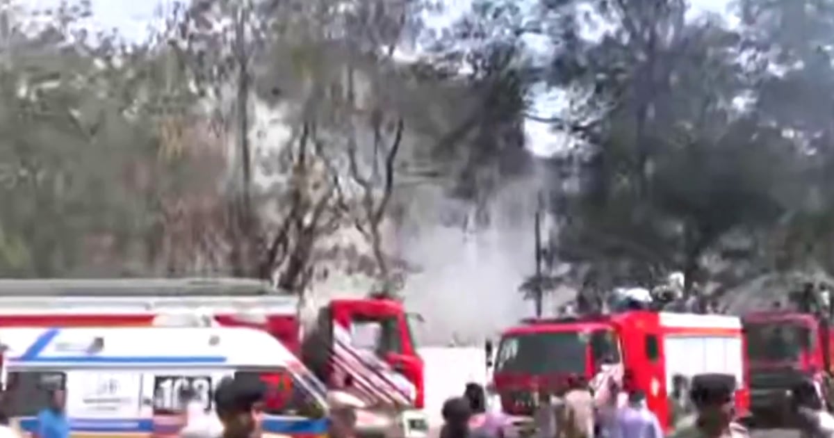 Plane crashes near major Indian airport with more than 200 people on board