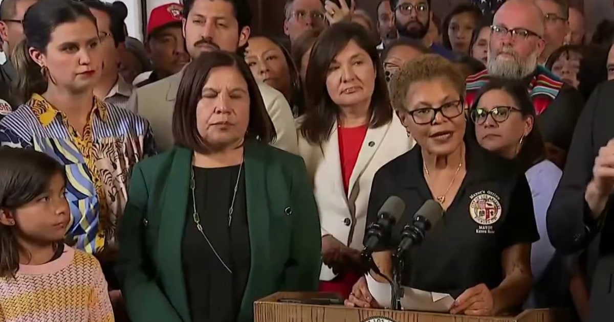 Mayor Karen Bass: ‘I do not know the Kristi Noem that I served with for 10 years’