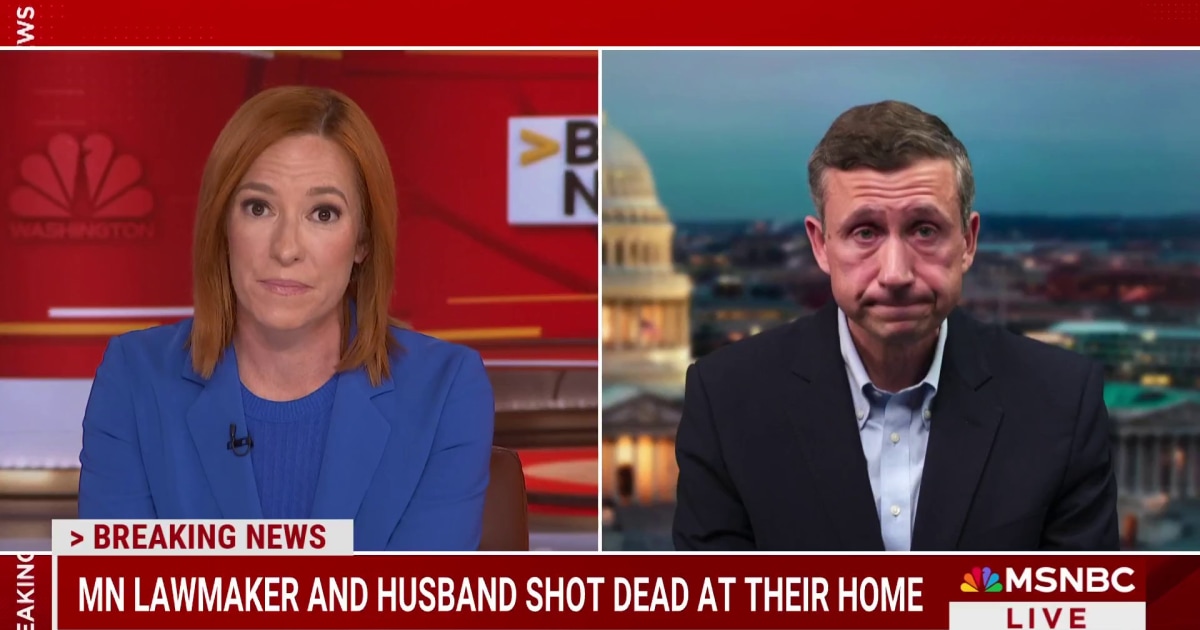 'A huge change-maker': DNC Chair fights back tears remembering Minnesota state Rep. Melissa Hortman