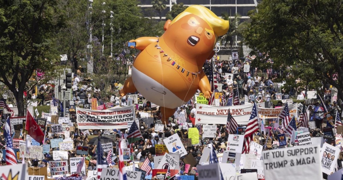 Trump pushes for more deportations in blue cities as millions protests his policies