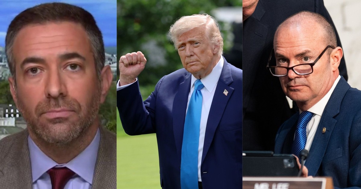 Pressure on GOP as political violence turns 'routine': Melber on Trump pardons, Mike Lee conspiracy