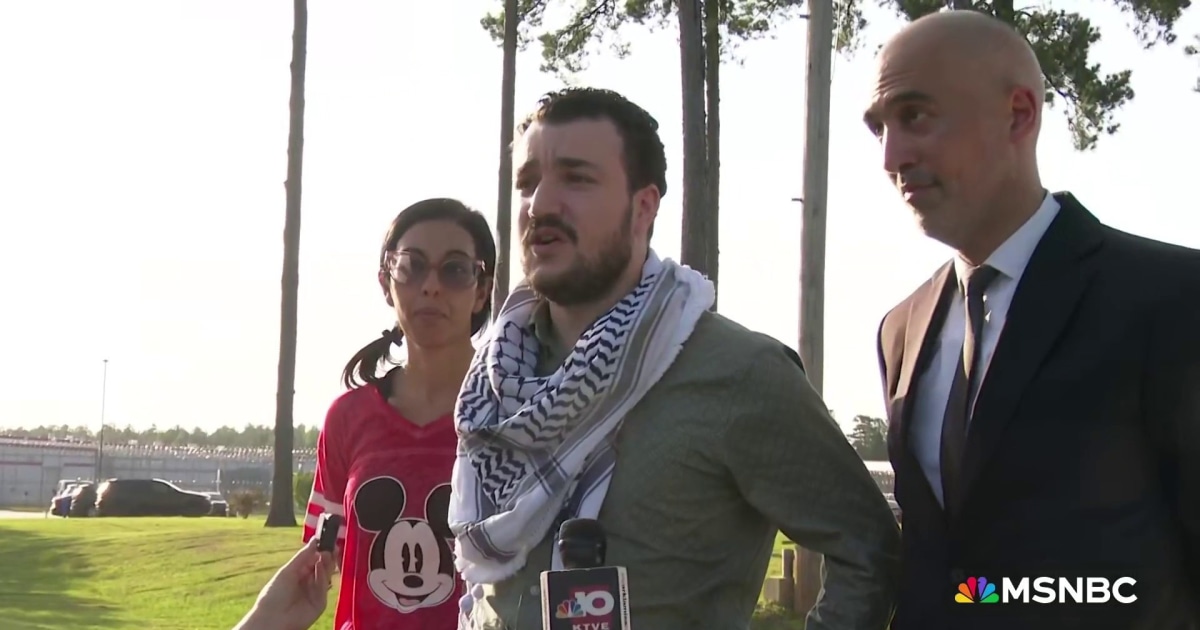 ‘No human is illegal': Mahmoud Khalil released from detention