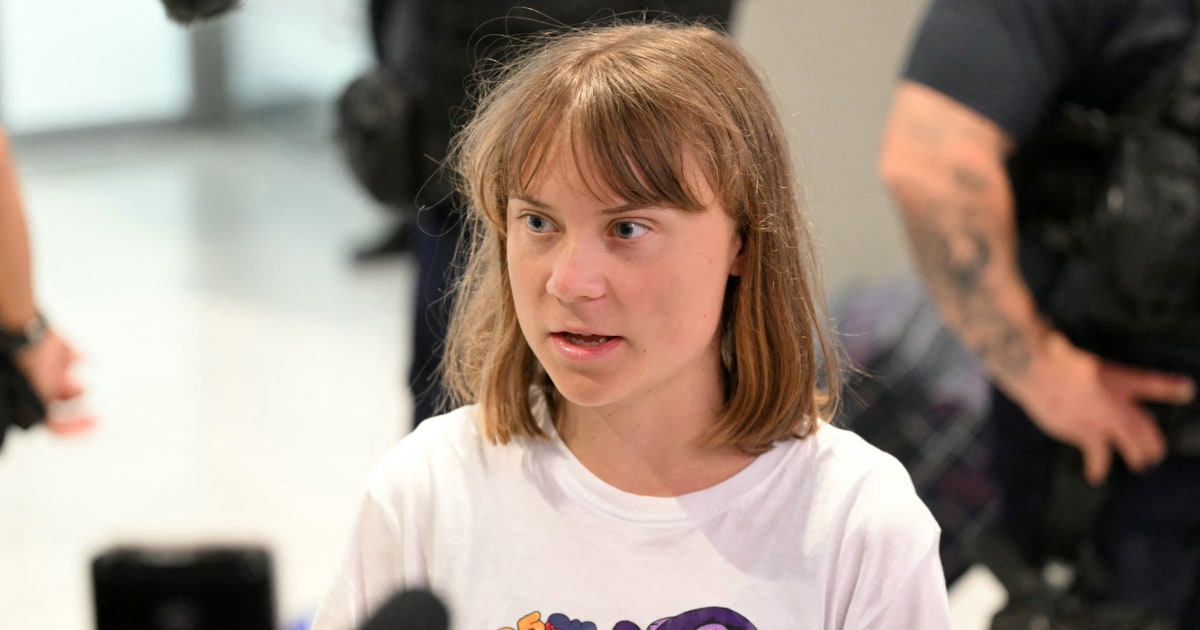 Greta Thunberg describes detention by Israeli forces