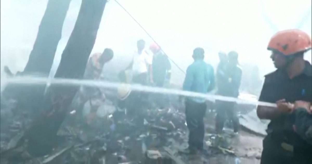 Air India flight crashes shortly after take-off in Ahmedabad, India