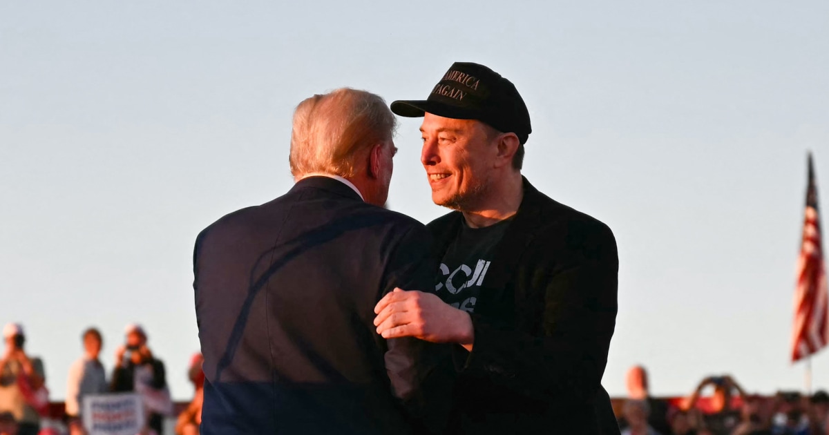 Trump says he thinks relationship with Musk is over in NBC News exclusive interview
