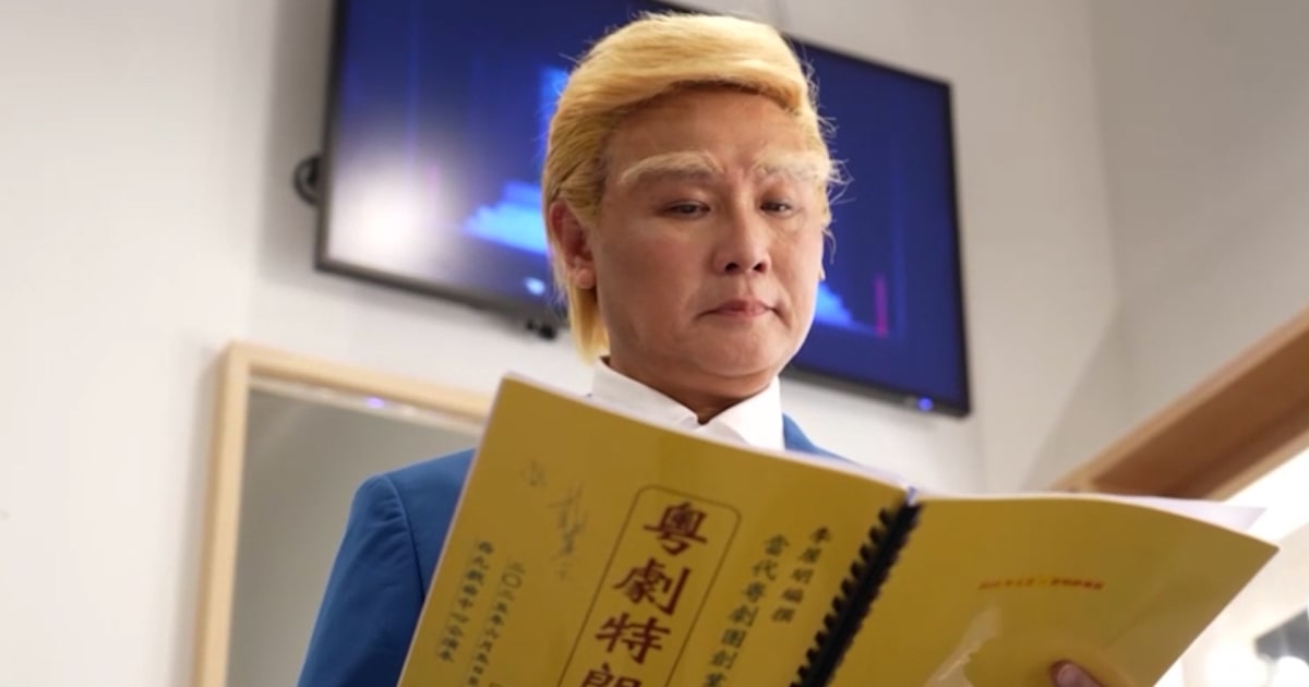 Cantonese opera portrays fictionalized version of President Trump