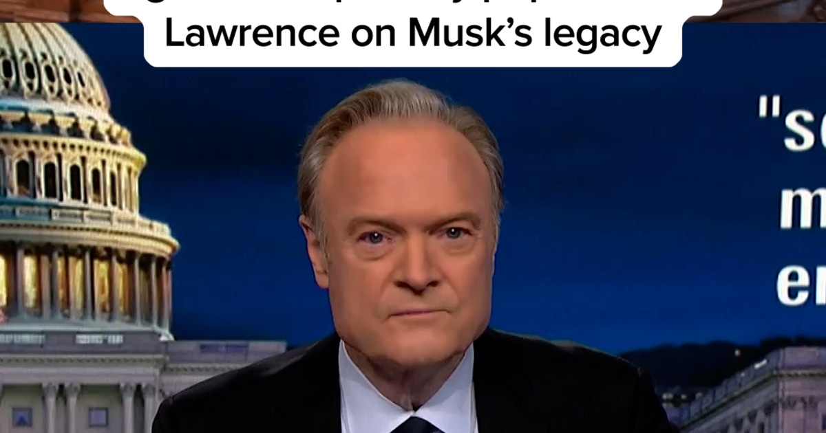 “The greatest crime of the 21st century against the poverty population”: Lawrence on Musk’s legacy