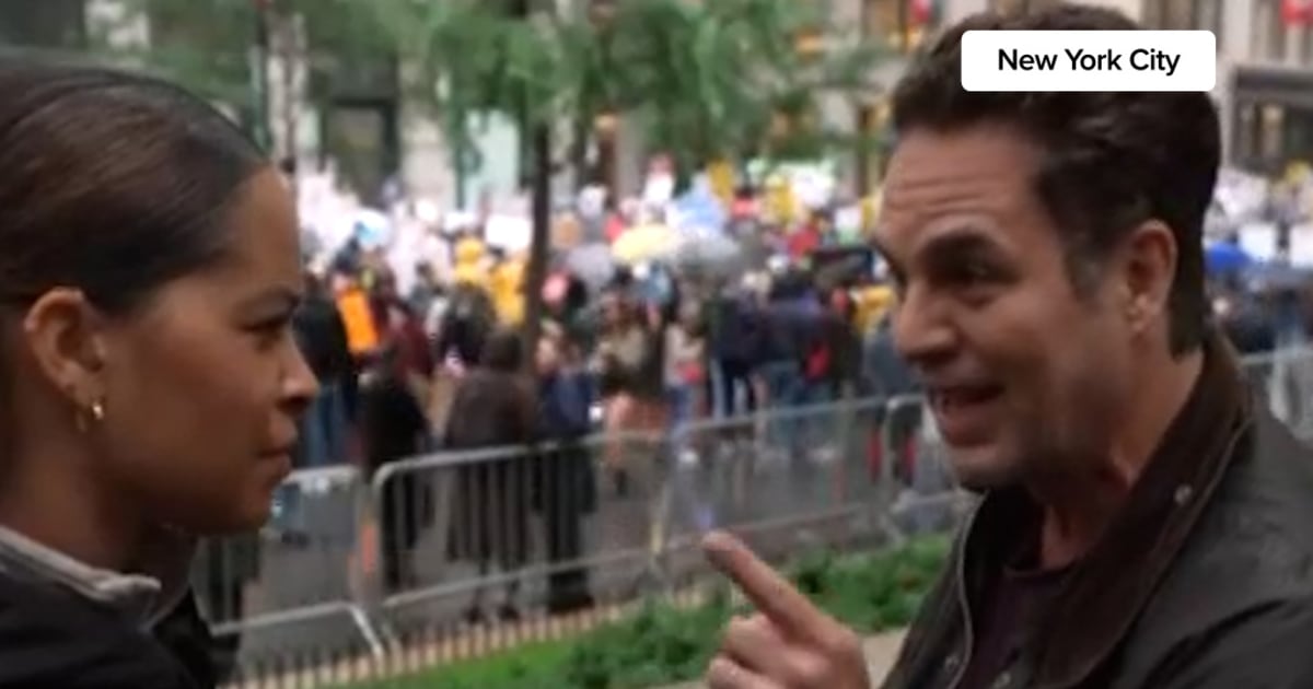 'We're not going to be quiet': Actor Mark Ruffalo joins 'No Kings' protest in NYC