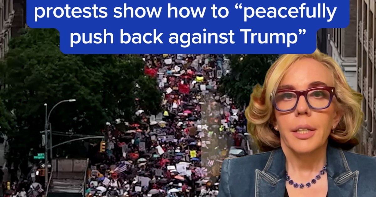 Molly Jong-Fast: 'No Kings' protests show how to 'peacefully push back against Trump'