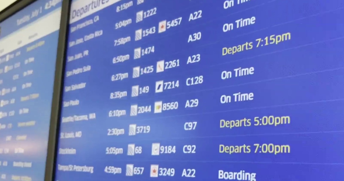 Severe weather causing travel delays ahead of holiday