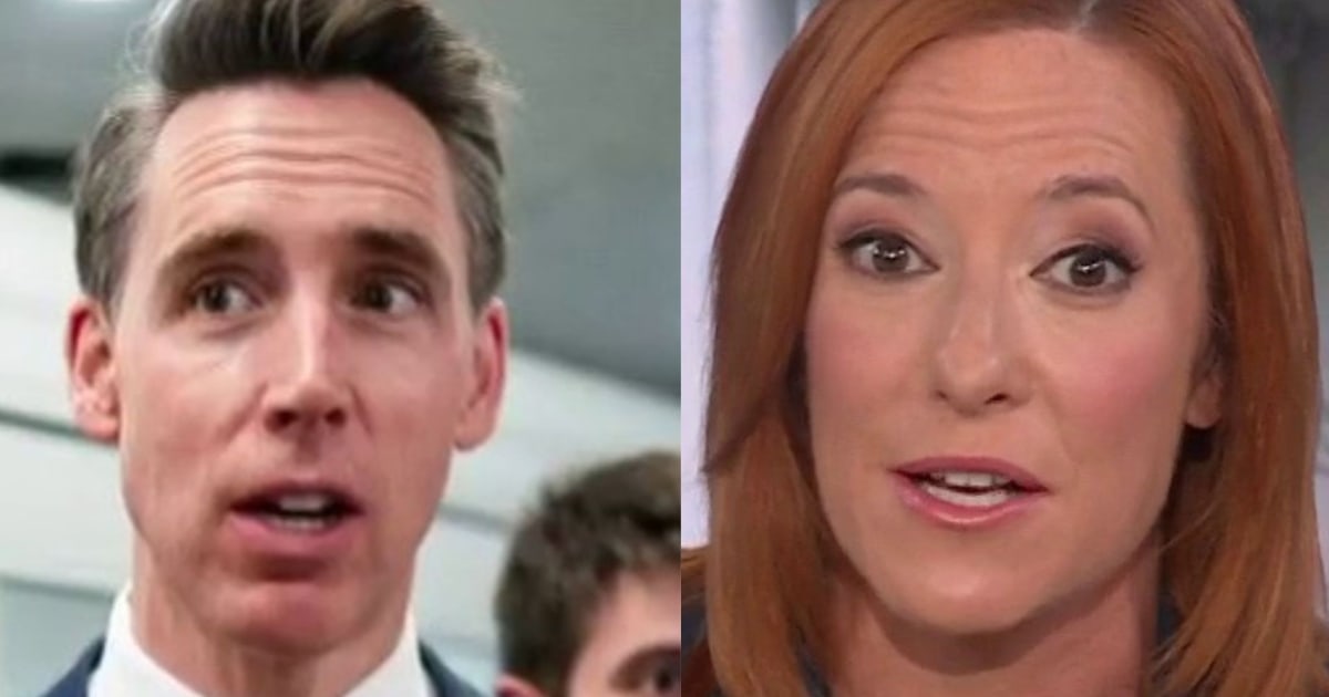 Sounds like 'lab-invented spin': Jen Psaki shreds Sen. Hawley's Medicaid remarks