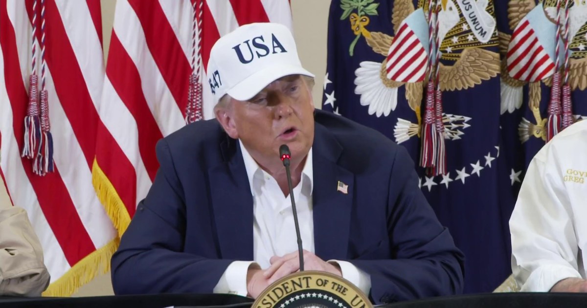 Trump Criticizes Reporter Amid Texas Flood Aftermath