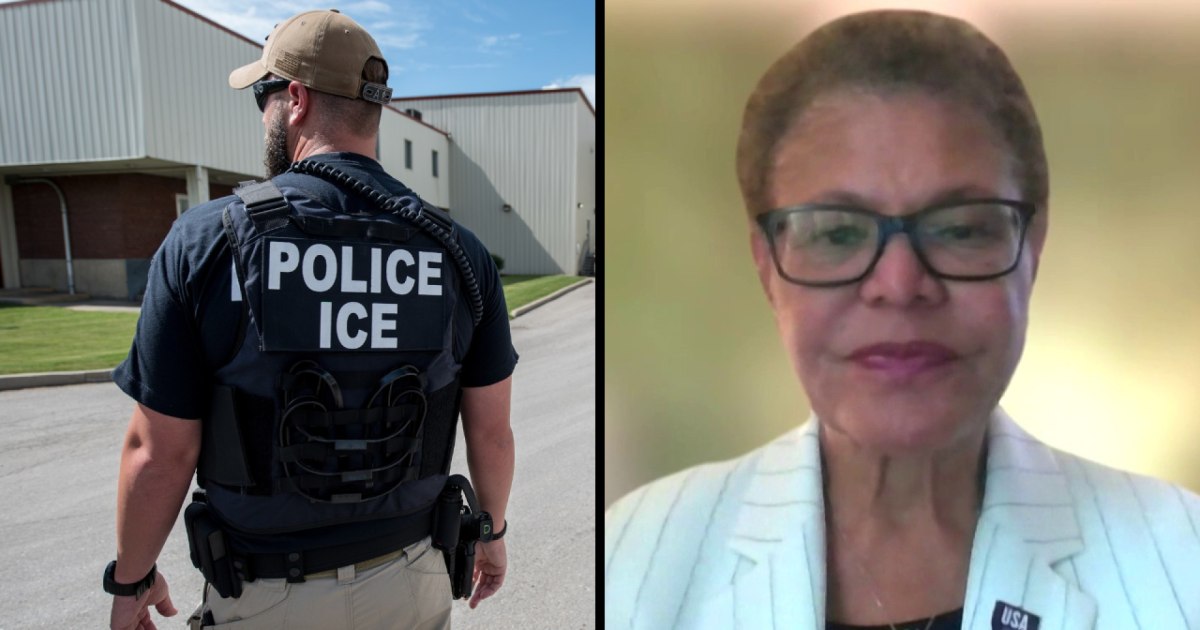 'People do have to have basic rights': L.A. Mayor Karen Bass slams ICE raids