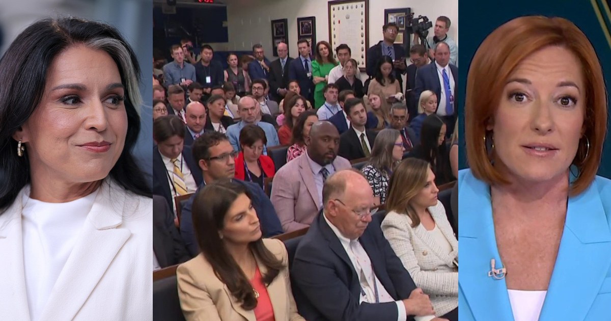 Jen #39 s Version: Psaki helps Gabbard answer press questions honestly