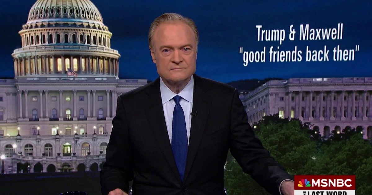 Lawrence: What did Trump #39 s DOJ lawyer offer Ghislaine Maxwell to answer