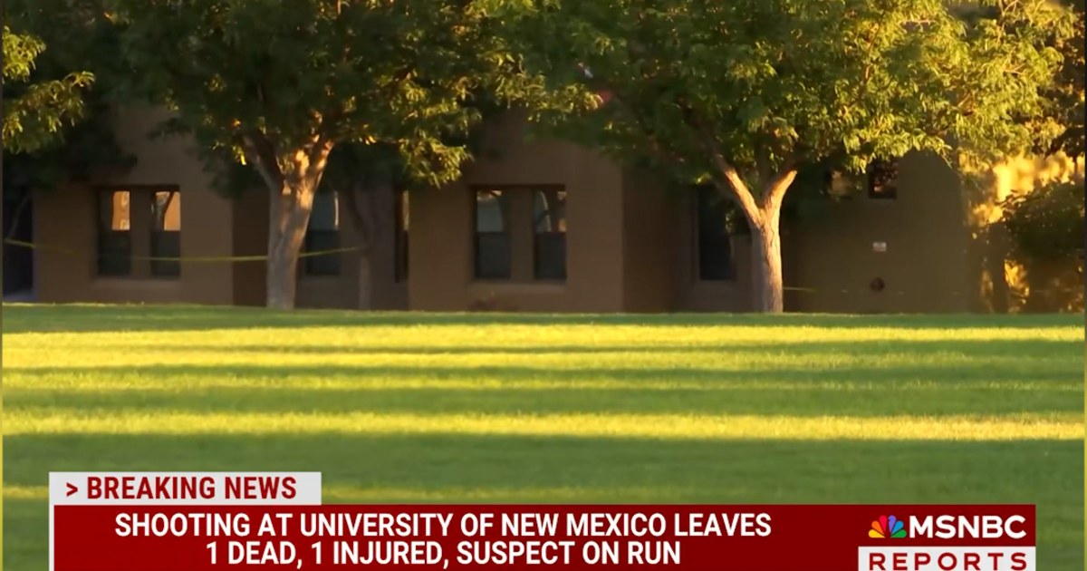 Shooting at Univ. of New Mexico leaves 1 dead, 1 injured, suspect on the run