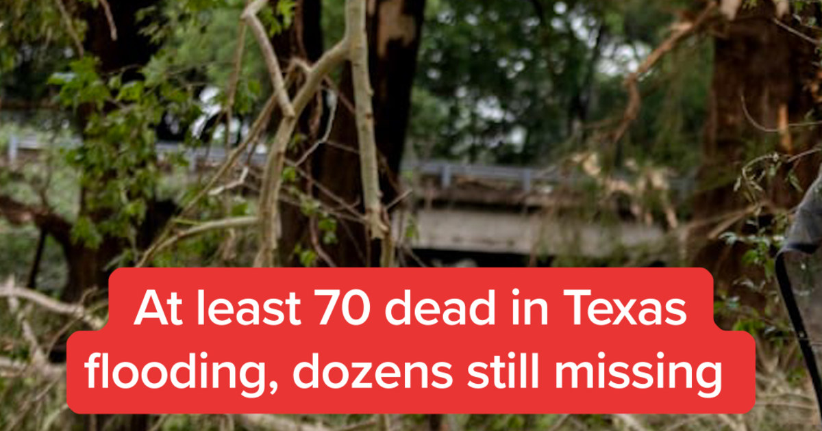 At least 70 dead in Texas flooding, dozens still missing