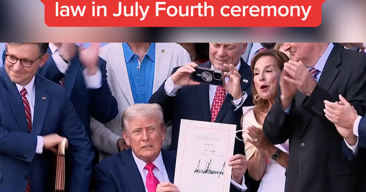 BREAKING: Trump signs spending bill into law in July Fourth ceremony