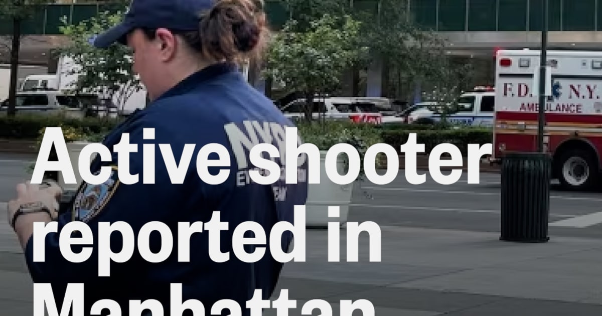 Breaking: Active shooter reported in NYC