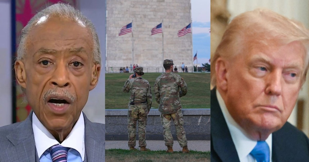 Rev. Al: There is a concern in D.C. about crime, but how Trump is handling it is the problem