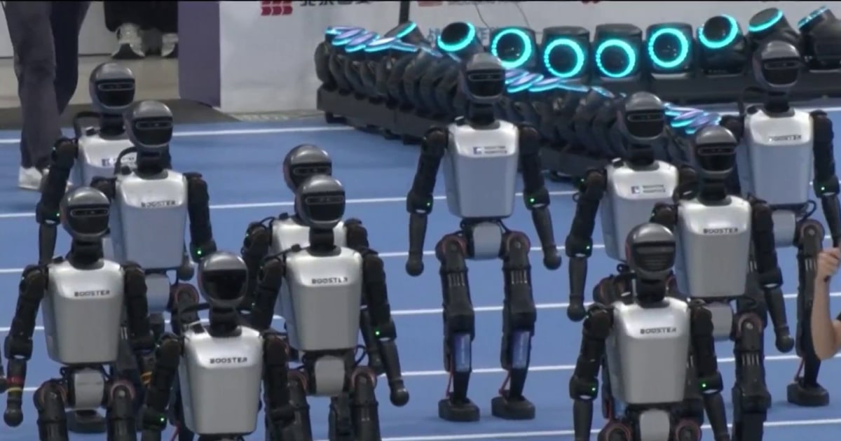 Robots from 16 countries compete in World Humanoid Robot games in Beijing