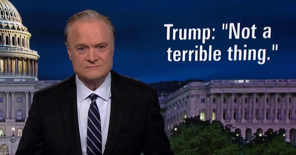 O'Donnell: Trump Hides Swollen Ankles at Resolute Desk