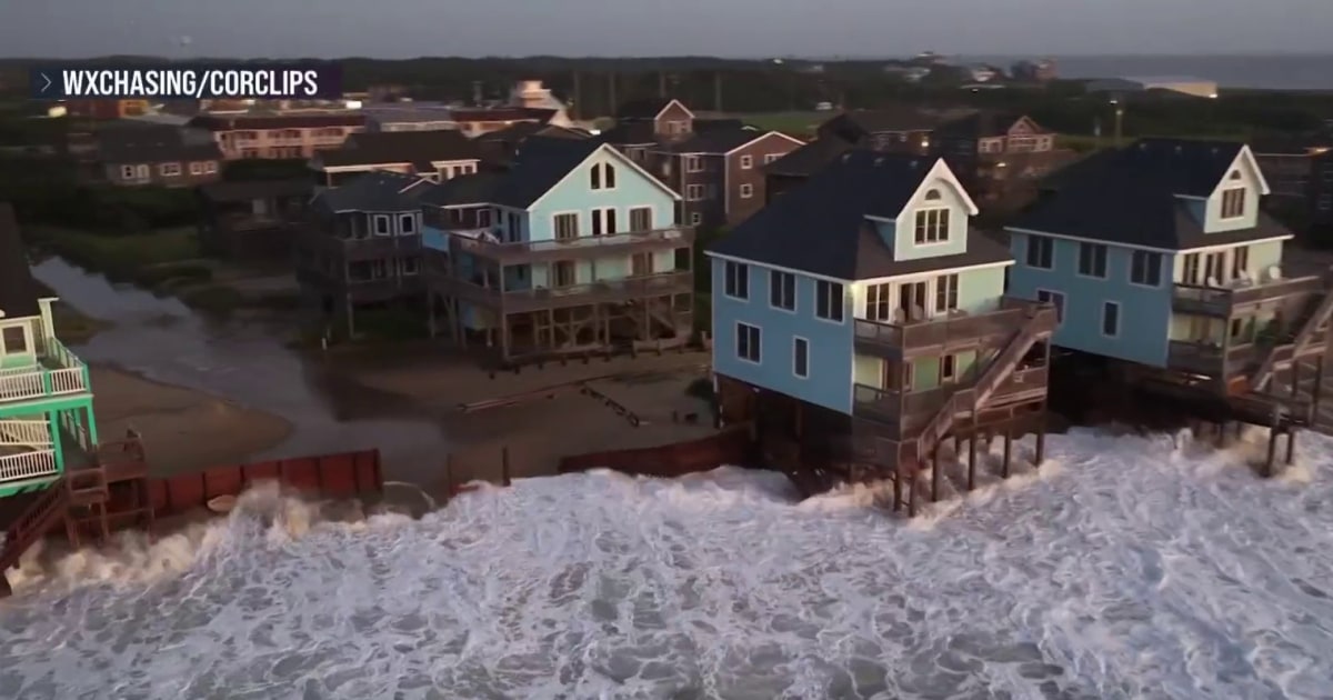 Hurricane Erin eyes the East Coast with dangerous surf and potential flooding