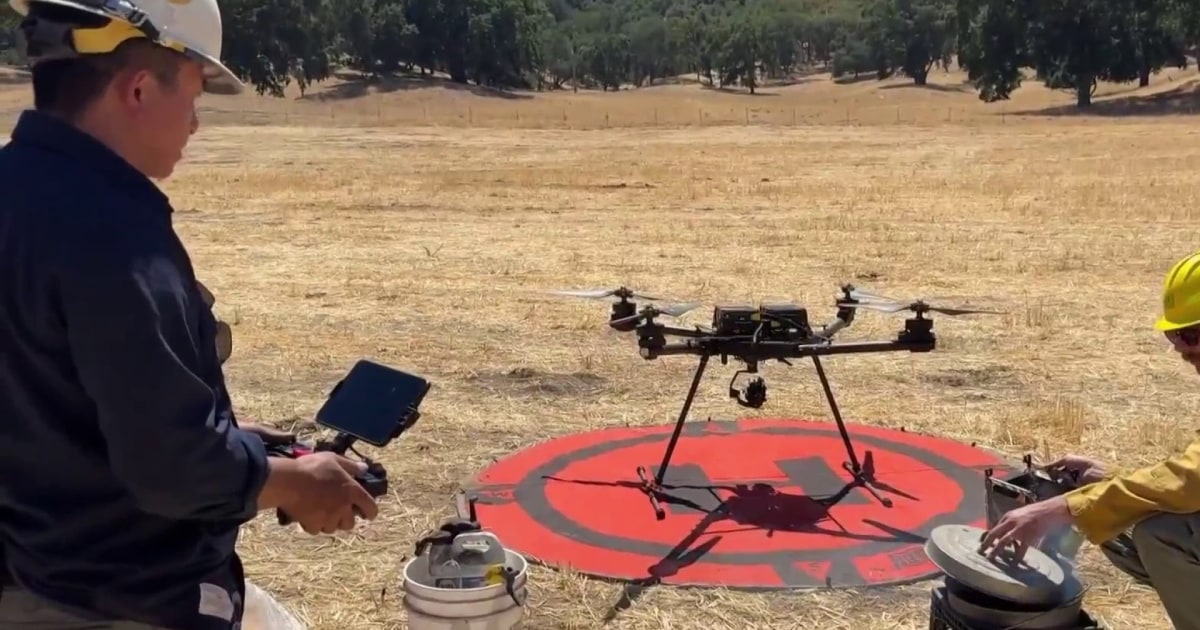 New drone technology helps fight fires