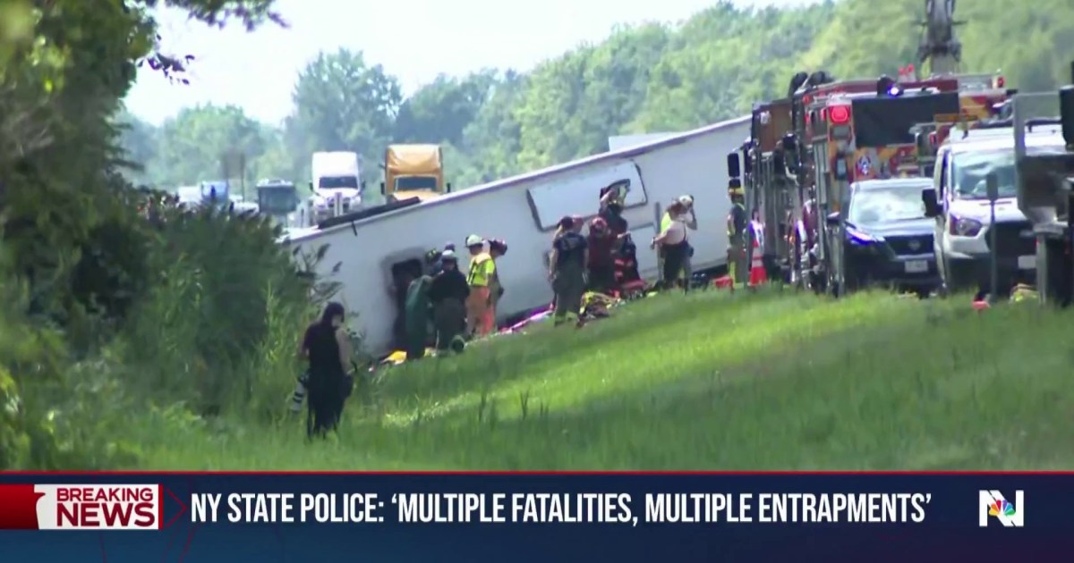 State police say five people dead in fatal tour bus crash on New York ...