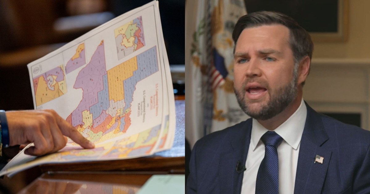 JD Vance defends GOP redistricting: ‘Democrats have gerrymandered their states’