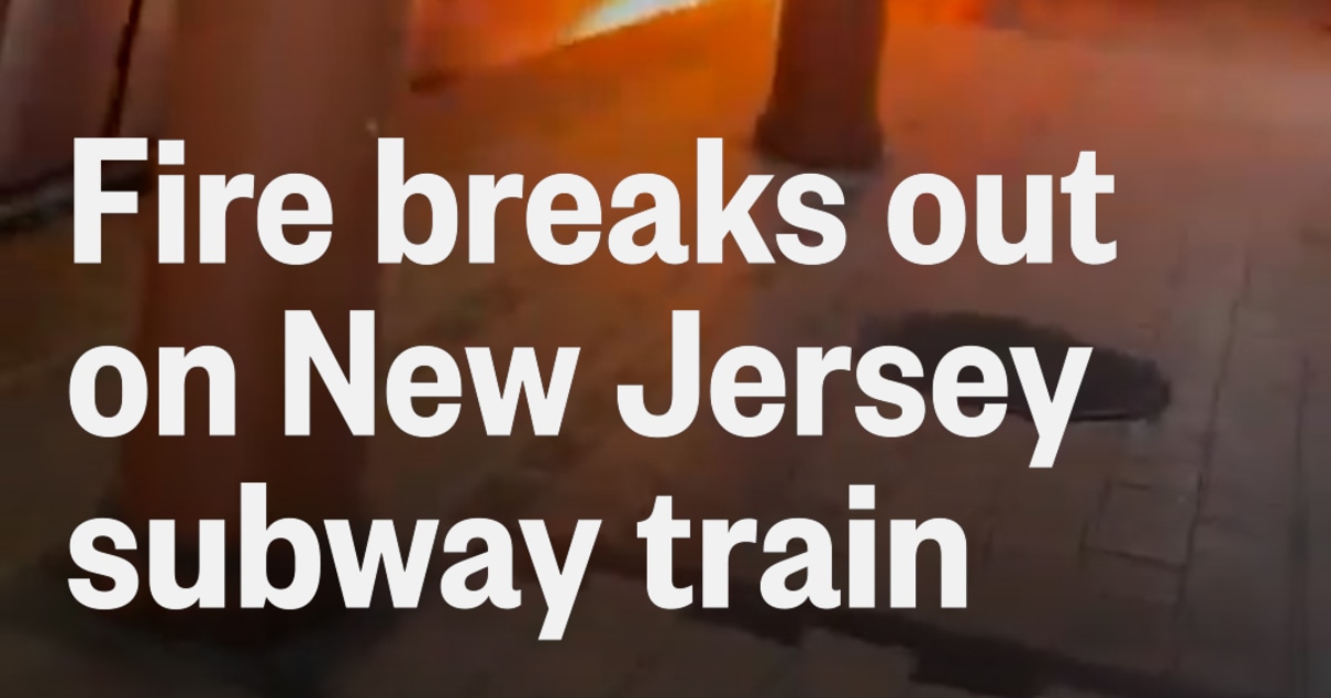 Fire Breaks Out On New Jersey Subway Train
