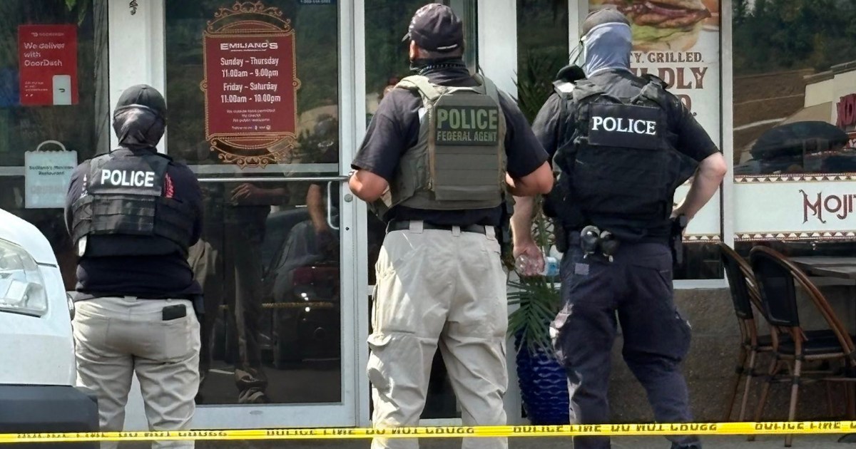 Mexican restaurant damaged during immigration raid