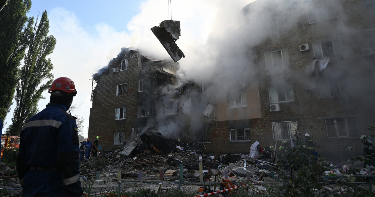 At least 12 killed in Russian drone strike on Kyiv