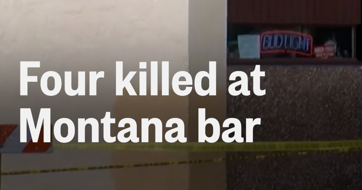 4 people fatally shot at Montana bar