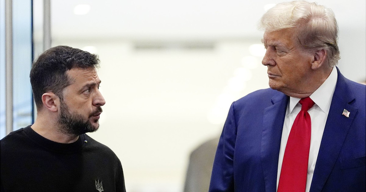 Trump meets with Zelenskyy and European leaders