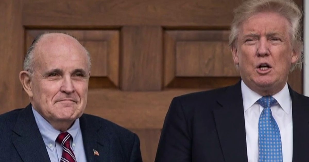 Trump says he will award Rudy Giuliani the Presidential Medal of Freedom
