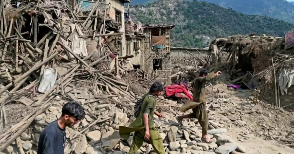 The death roll rises after 1400 in Afghanistan after the earthquake
