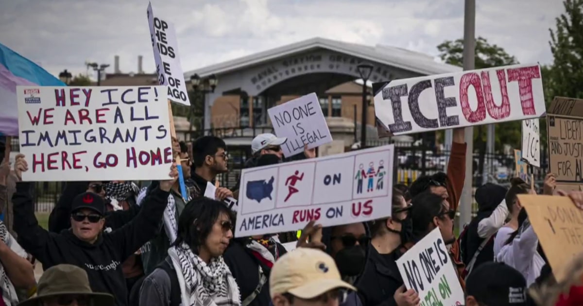 Protests over President Trump’s push into cities