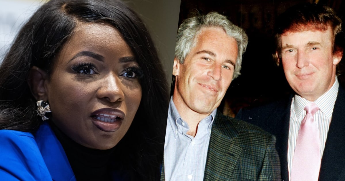 'They were boys': Rep. Jasmine Crockett on Trump, Epstein relationship