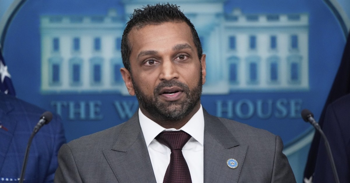 FBI Director Patel says Charlie Kirk shooting suspect is in custody