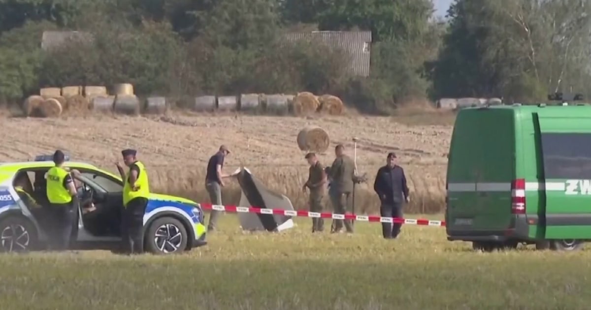 NATO forces shoot down Russian drones over Poland