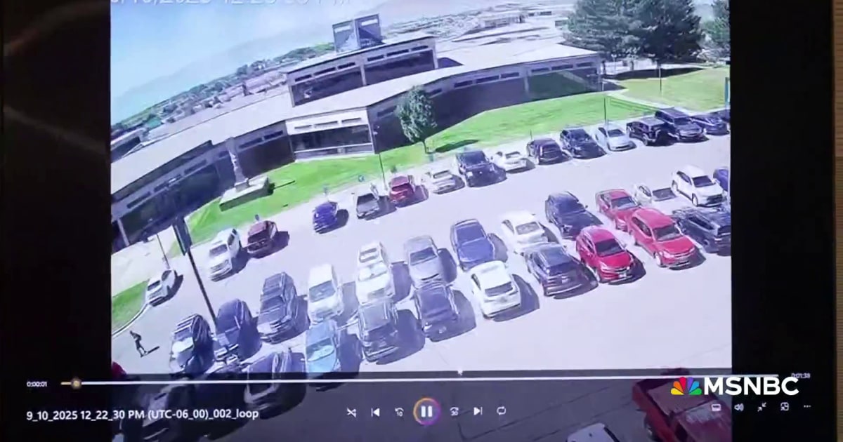 Officials share new video and photos of Kirk shooting suspect