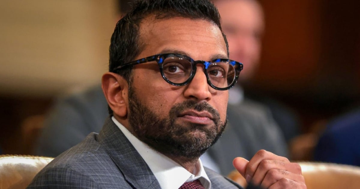 Patel: 'No one gives me a list on who to target'
