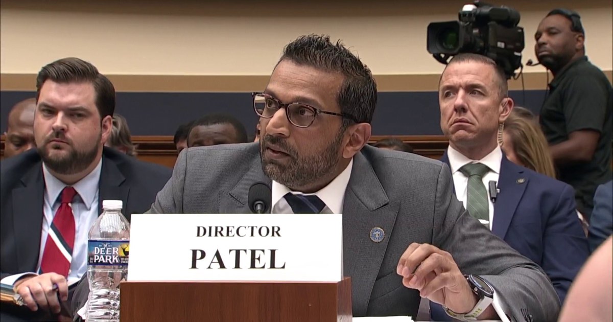 Patel deflects on Epstein conversations with Bondi