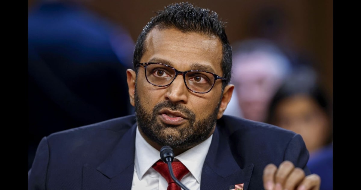 'We've never seen an FBI director behave this way': Analyst slams Kash Patel