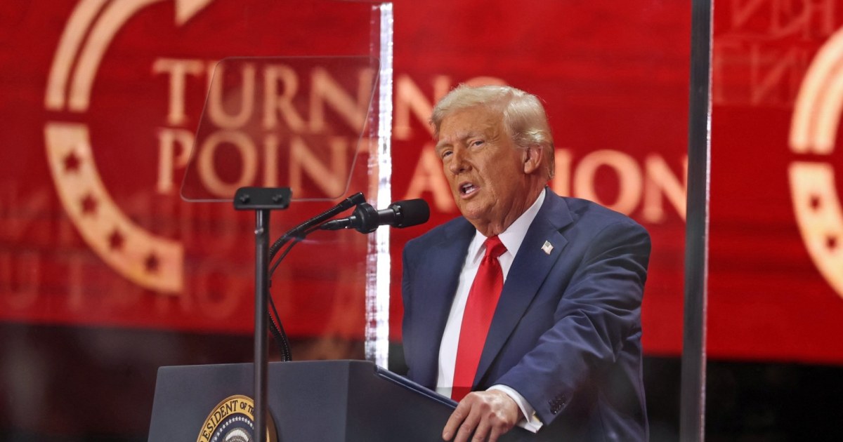Trump Says 'I Hate My Opponents' at Charlie Kirk's Memorial
