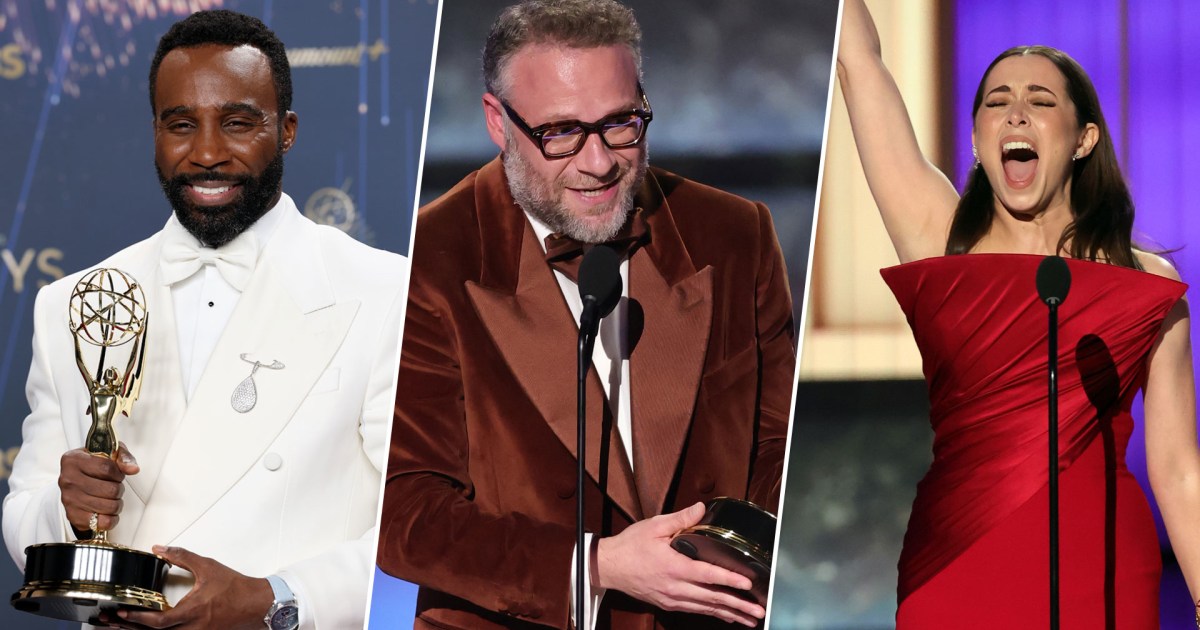 Watch highlights of the 2025 Emmy Awards in 3 minutes