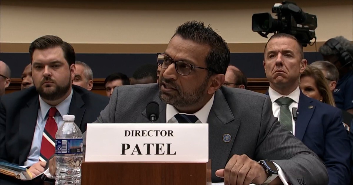 FBI Dir. Patel questioned if he finds Jeffrey Epsteins victims credible