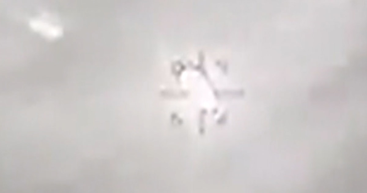 Video appears to show UAP hit by missile