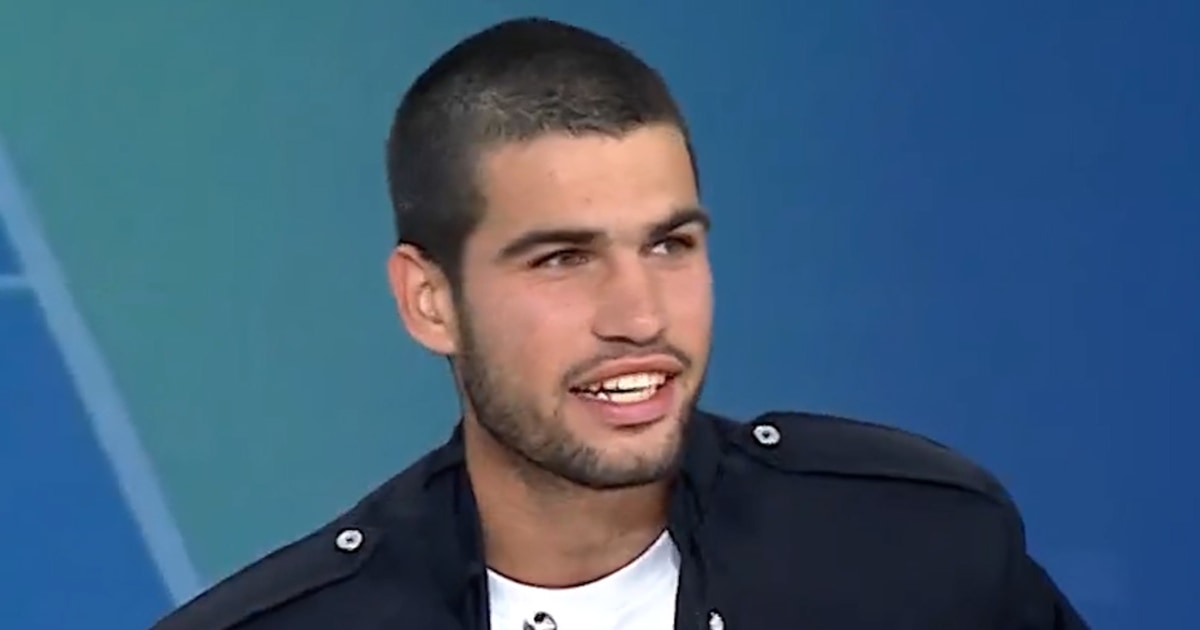 Sabalenka almost calls Alcaraz his rival's name